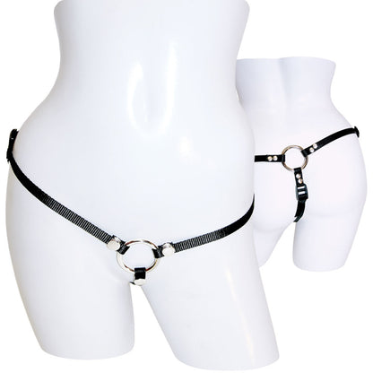 Bare As You Dare Strap-On Harness by Sportsheets