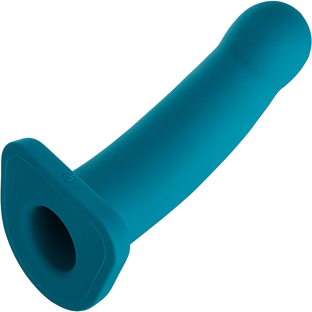 Merge Collection Lennox 8" Hollow Vibrating Silicone Sheath Dildo By Sportsheets