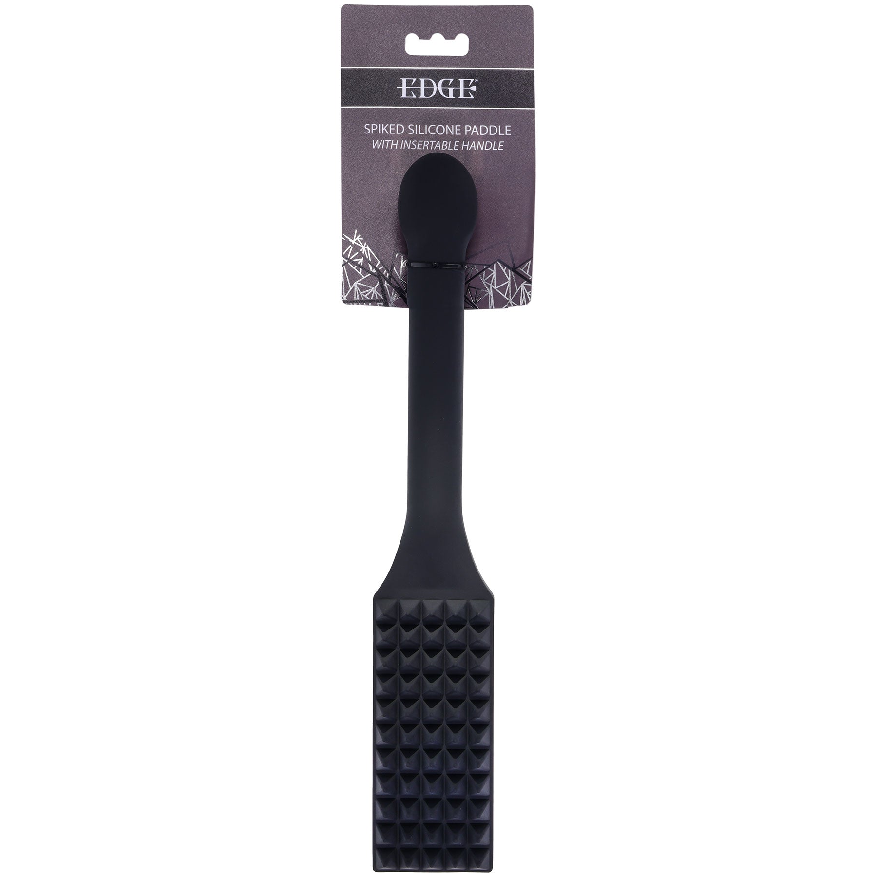Edge® Spiked Silicone Paddle With Insertable Handle By Sportsheets