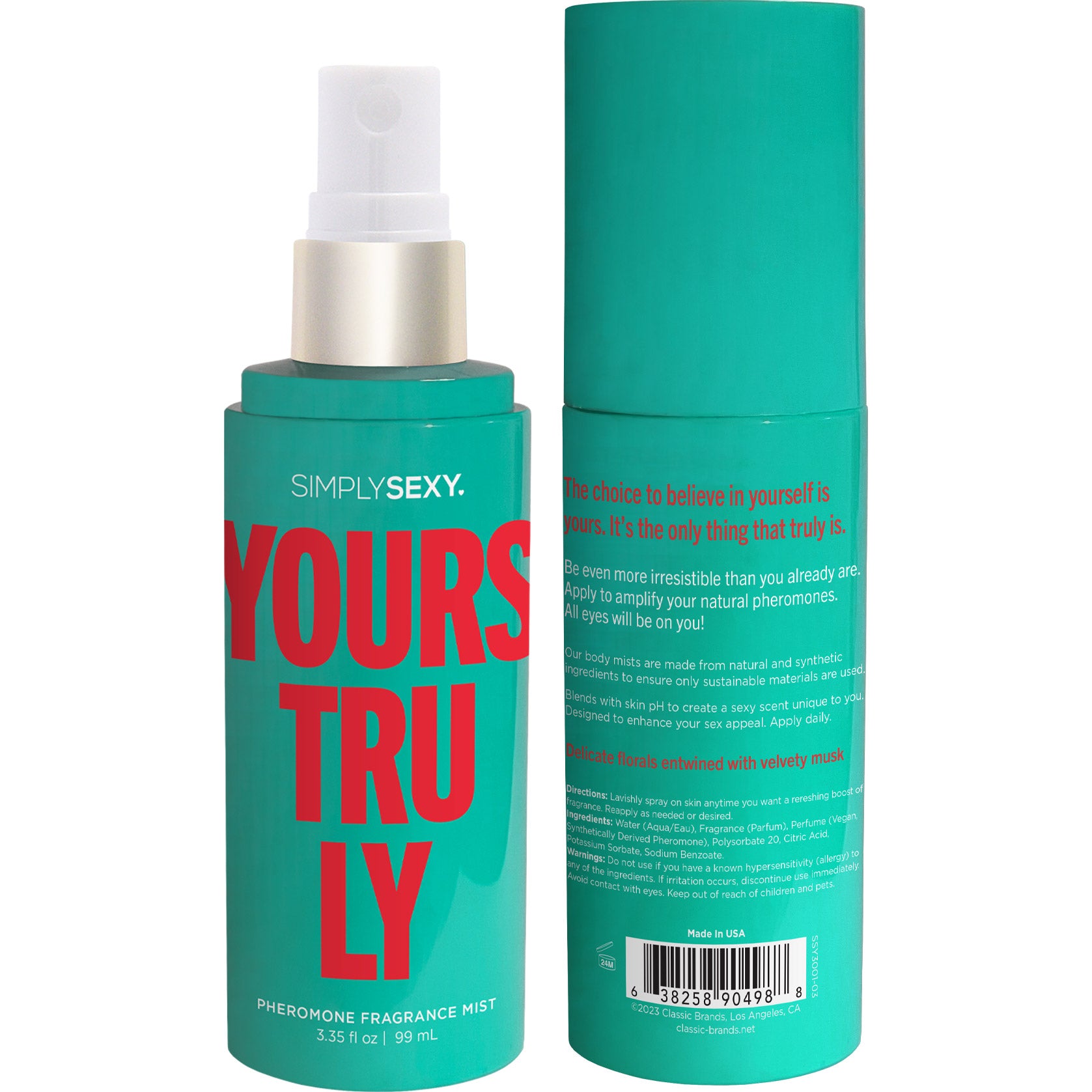 Simply Sexy Affirmations Pheromone Body Mist by Classic Brands