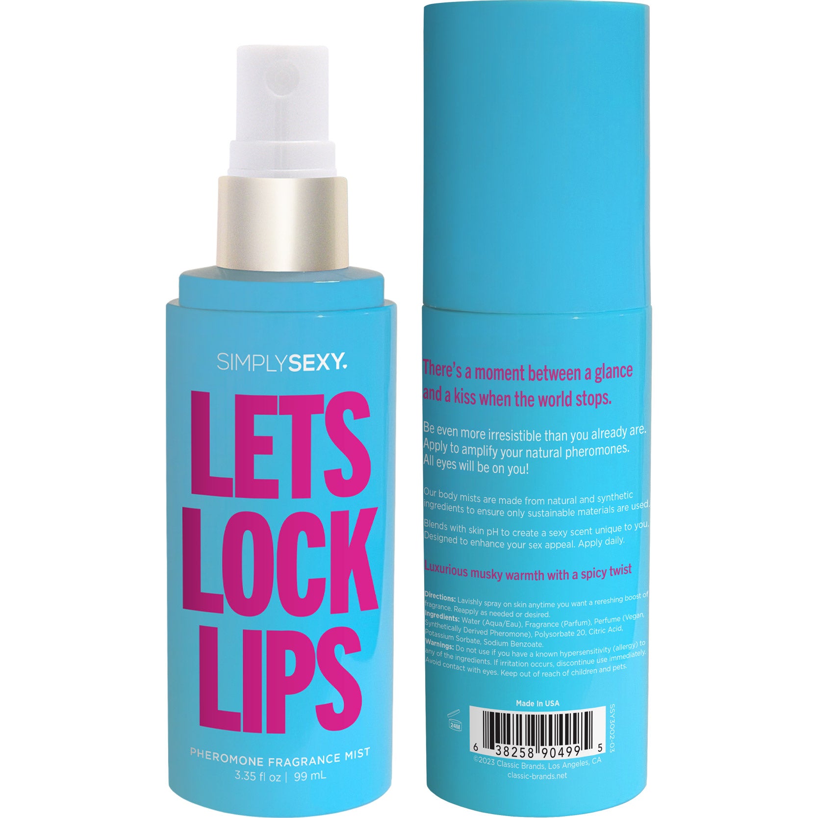 Simply Sexy Affirmations Pheromone Body Mist by Classic Brands