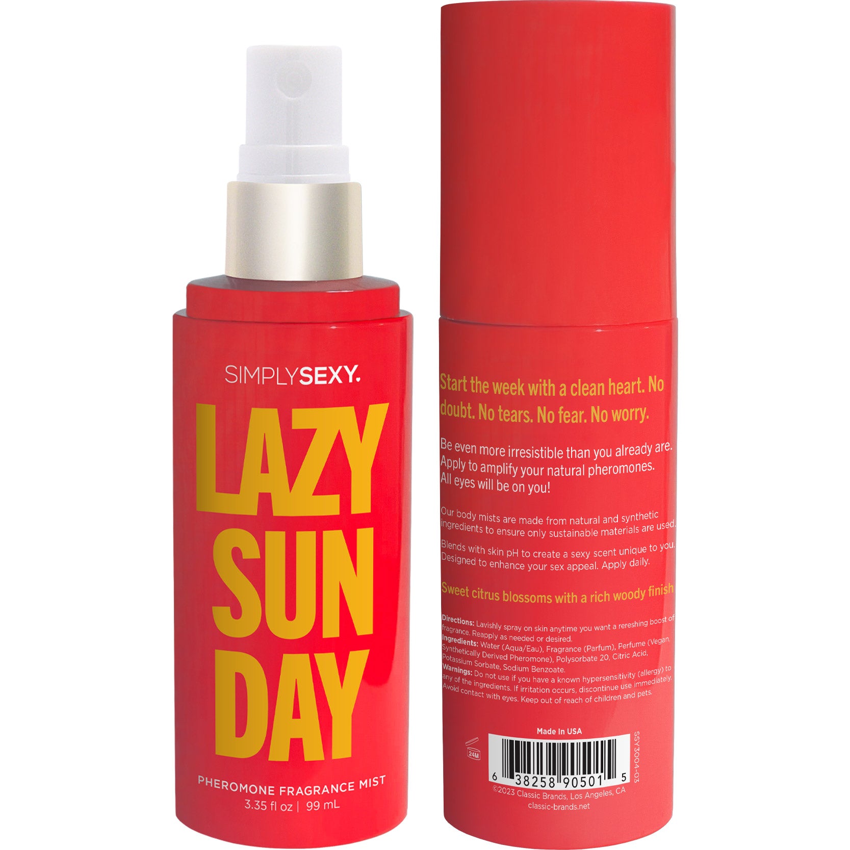 Simply Sexy Affirmations Pheromone Body Mist by Classic Brands