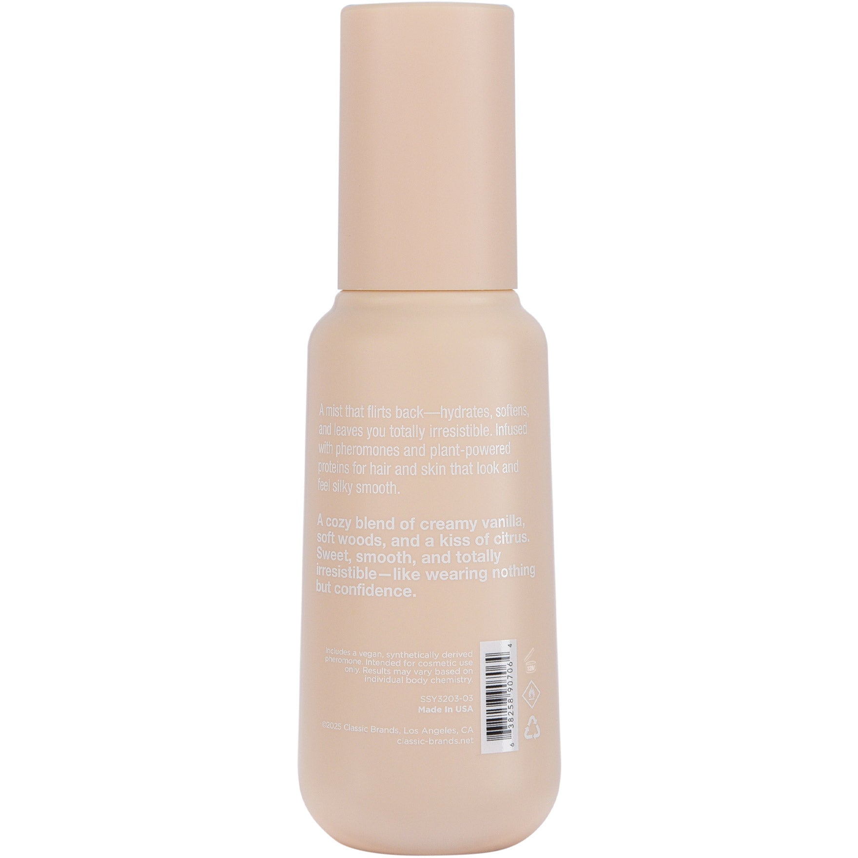 Simply Sexy Obsessed Collection Pheromone Hair + Body Fragrance Mist - Naked Vanilla