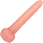 The Stallion 10 Inch Silicone Realistic Dildo With Balls & Suction Cup Base By Fukena - Vanilla