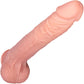 The Stallion 10 Inch Silicone Realistic Dildo With Balls & Suction Cup Base By Fukena - Vanilla