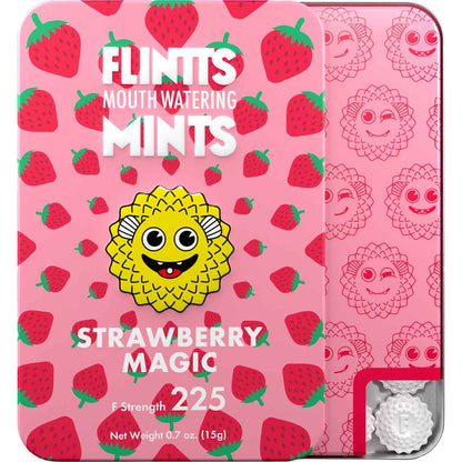 Flintts Mints Mouth Watering Oral Delights - Strawberry Magic