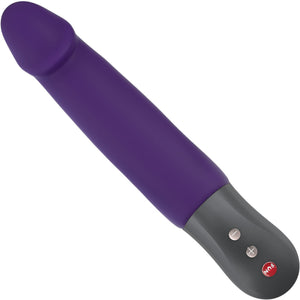 Fun Factory Stronic Real Realistic Pulsator Thrusting Dildo - Dark Violet