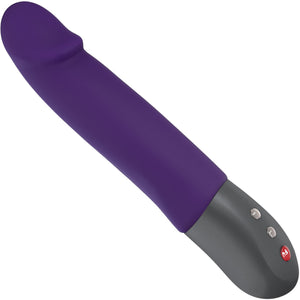 Fun Factory Stronic Real Realistic Pulsator Thrusting Dildo - Dark Violet