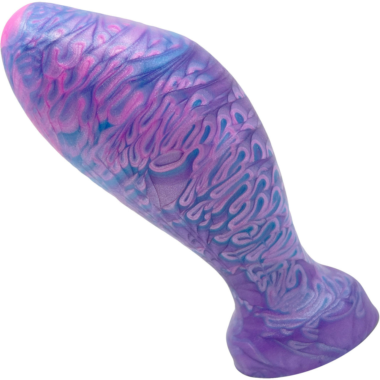 The Suavis 5" Large Silicone Vaginal Plug By Uberrime - Deep Ocean