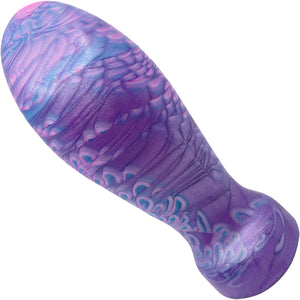 The Suavis 5" Large Silicone Vaginal Plug By Uberrime - Deep Ocean