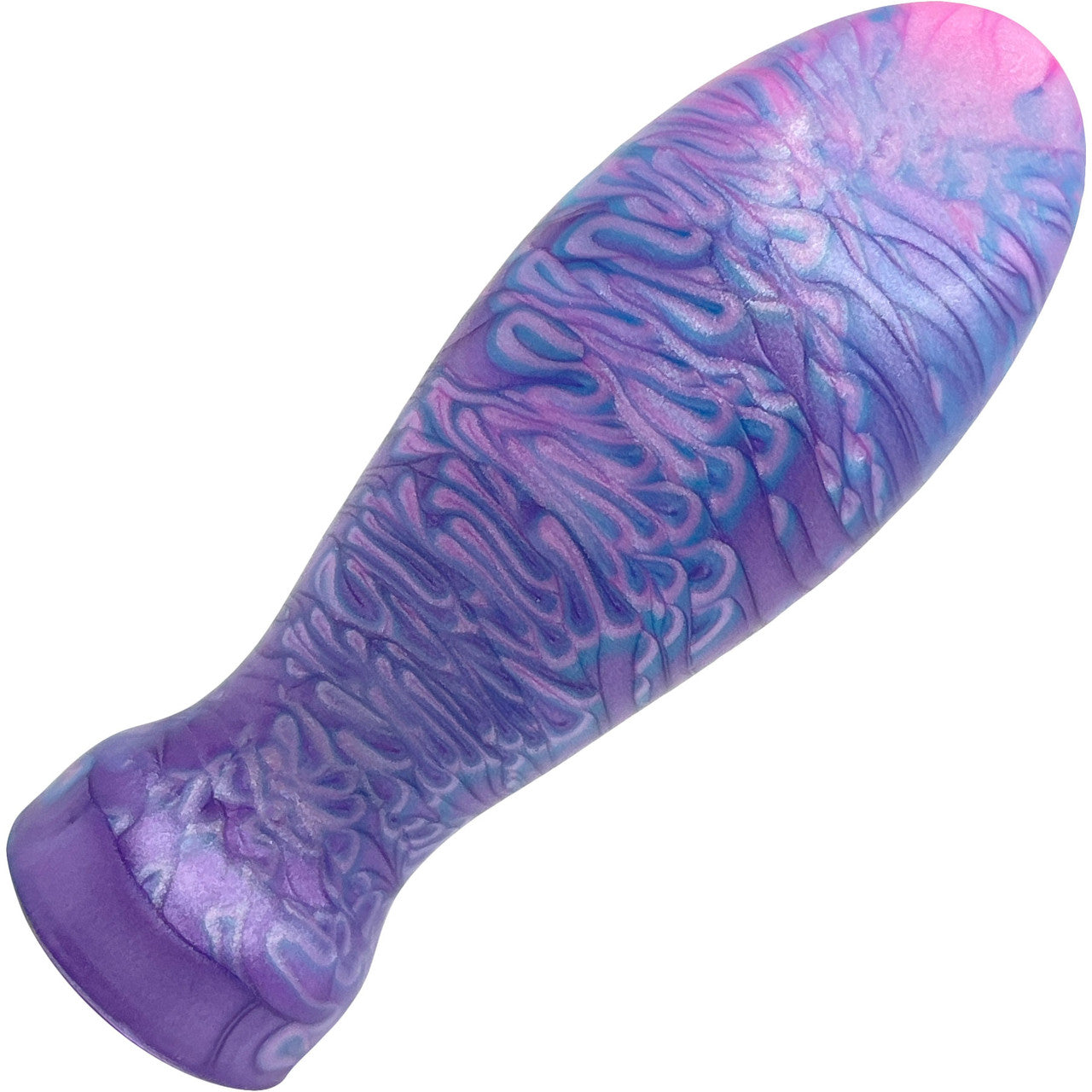 The Suavis 4.5" Medium Silicone Vaginal Plug By Uberrime - Deep Ocean