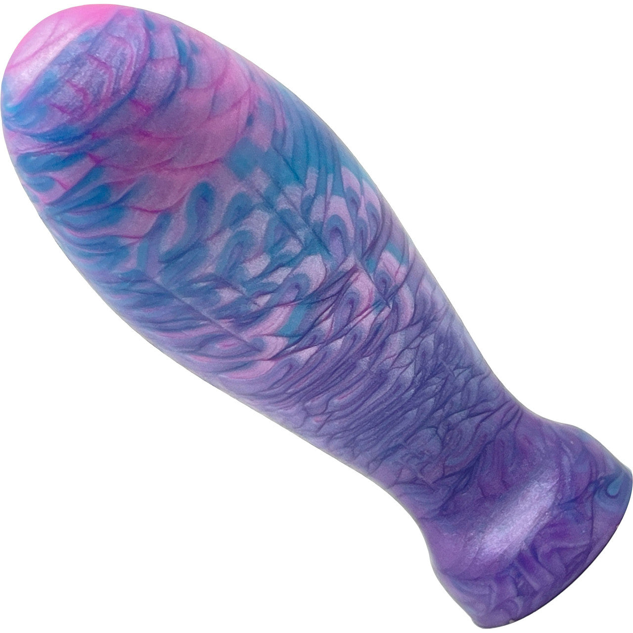 The Suavis 4.5" Medium Silicone Vaginal Plug By Uberrime - Deep Ocean