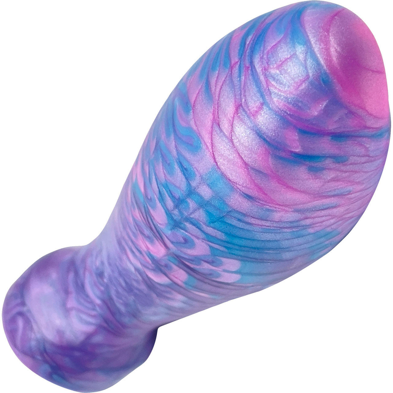 The Suavis 4.5" Medium Silicone Vaginal Plug By Uberrime - Deep Ocean