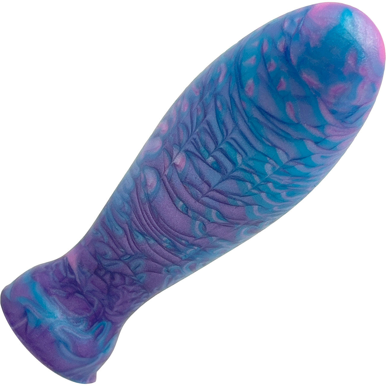 The Suavis 4.25" Small Silicone Vaginal Plug By Uberrime - Deep Ocean