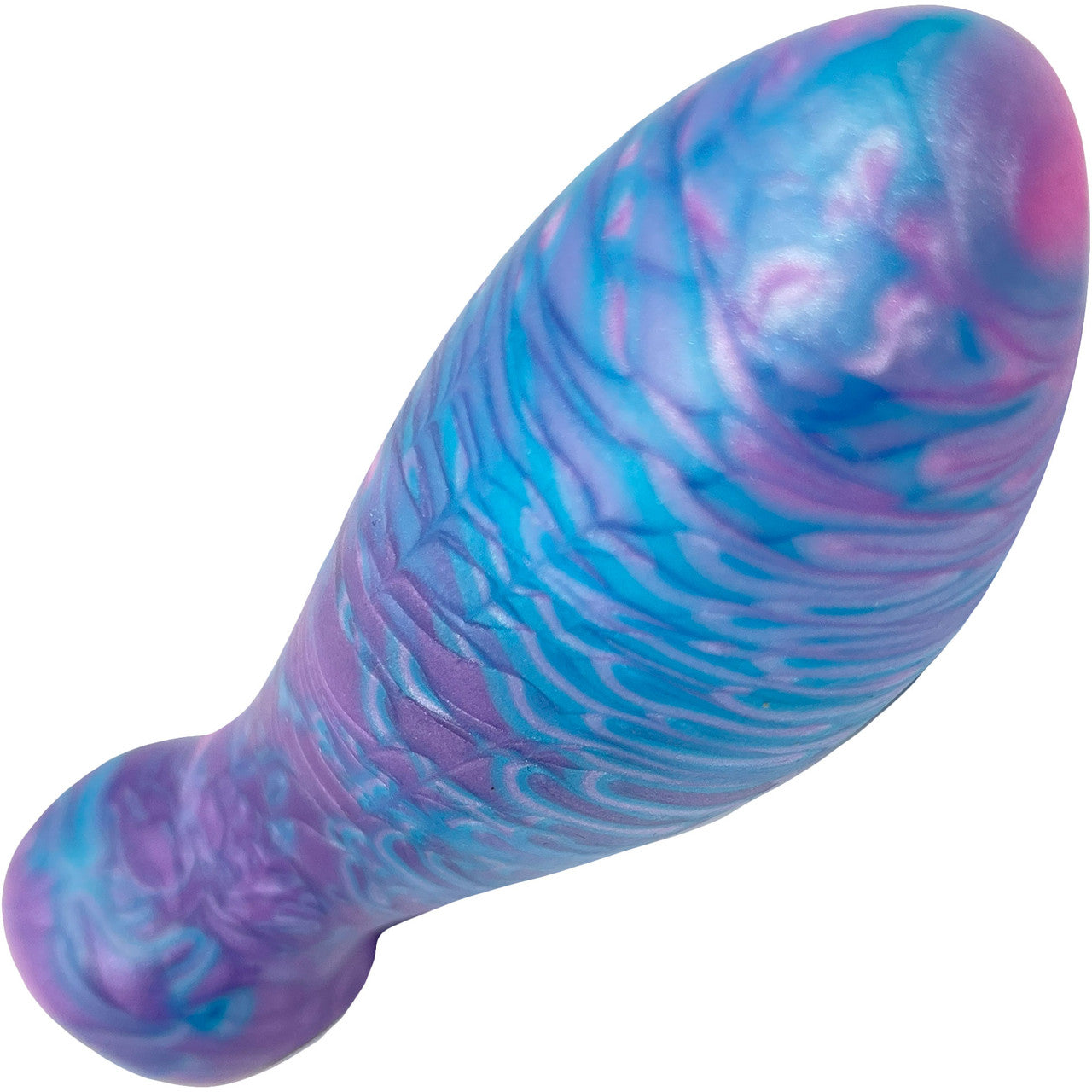 The Suavis 4.25" Small Silicone Vaginal Plug By Uberrime - Deep Ocean