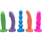 The Minima Set Of 5 Finger-Sized Small Silicone Dildos By Uberrime - All