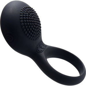 SVAKOM Tyler Vibrating Ring Rechargeable Silicone Cock Ring - Black