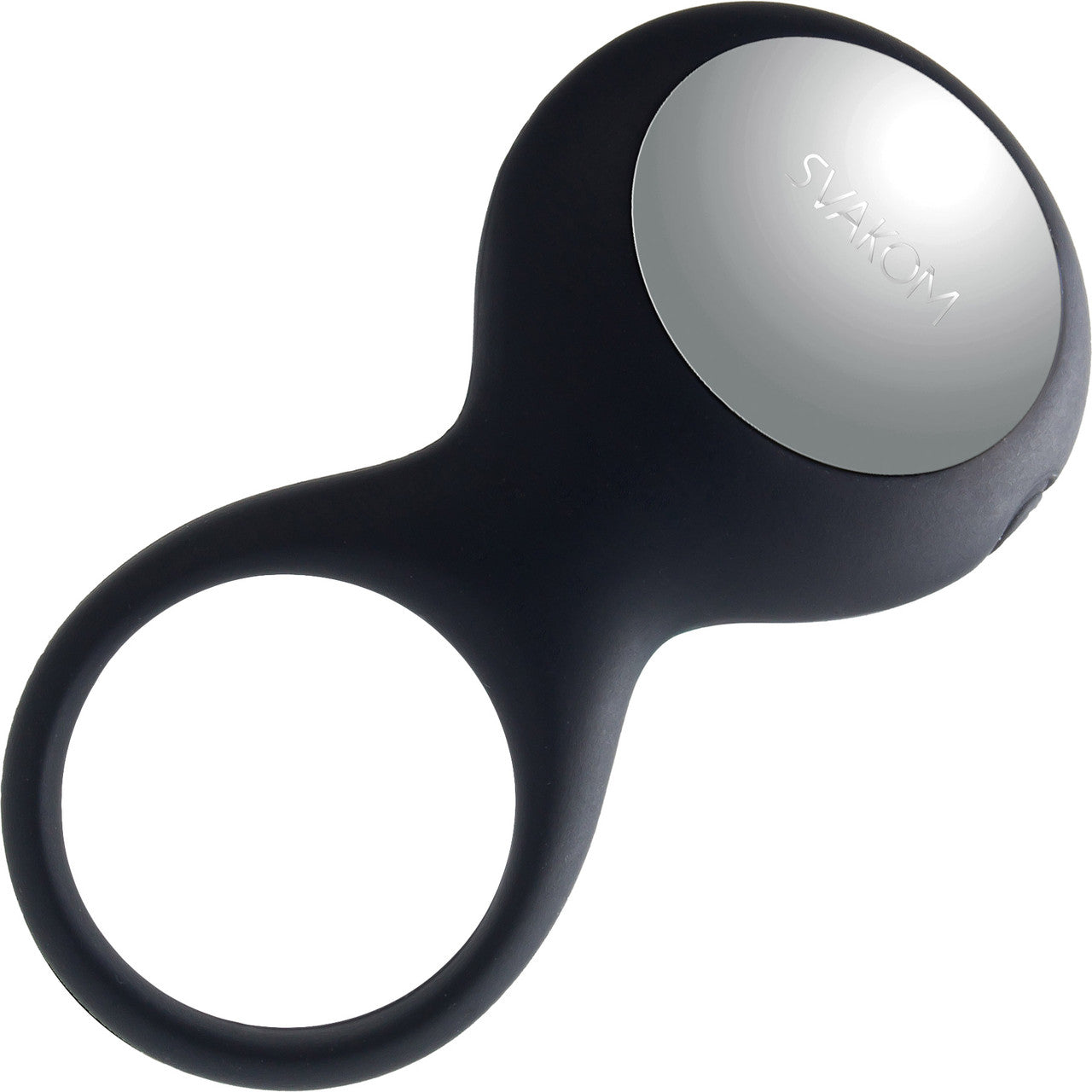 SVAKOM Tyler Vibrating Ring Rechargeable Silicone Cock Ring - Black