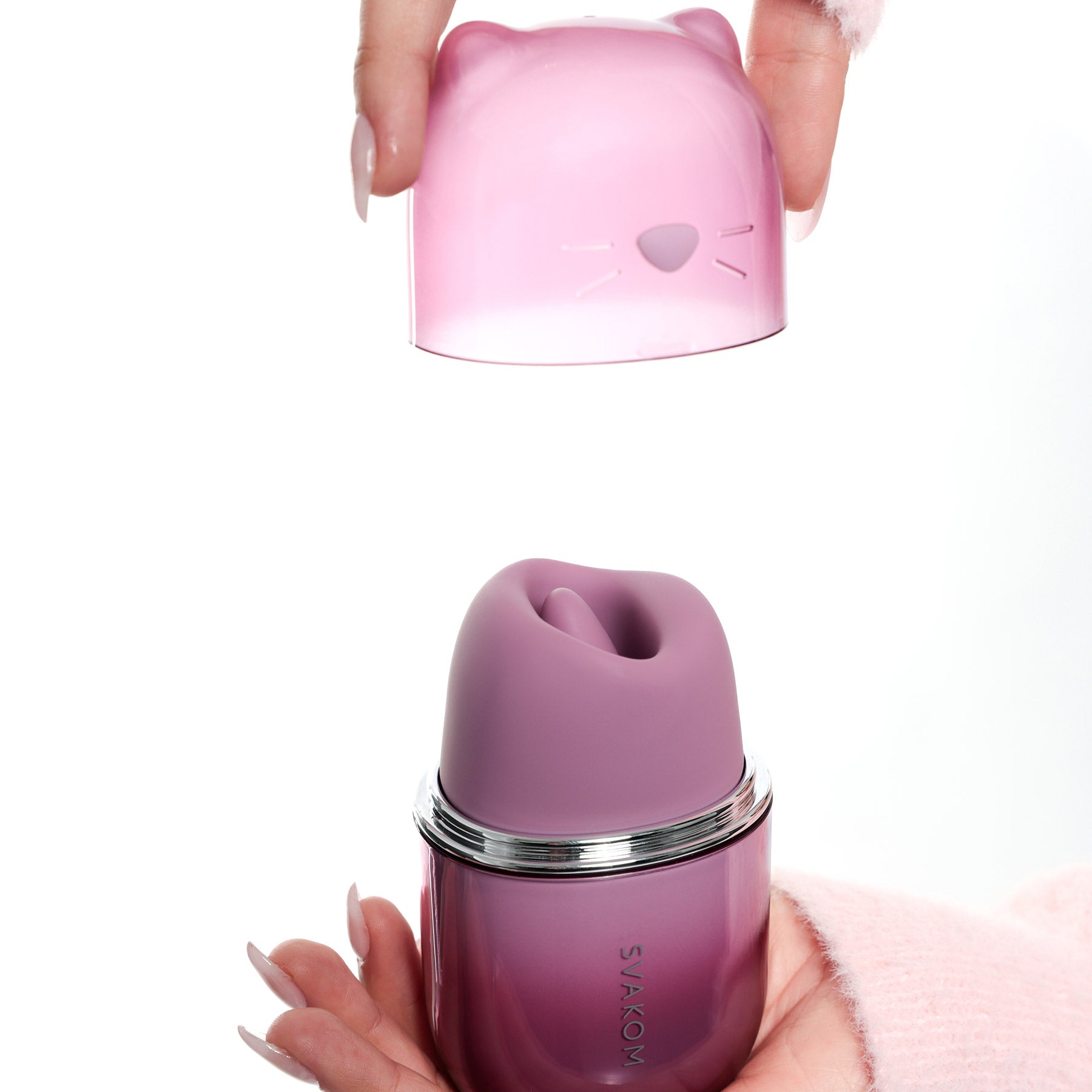 KLITTY Triple-Action Tongue Licking & Suction Vibrator By SVAKOM