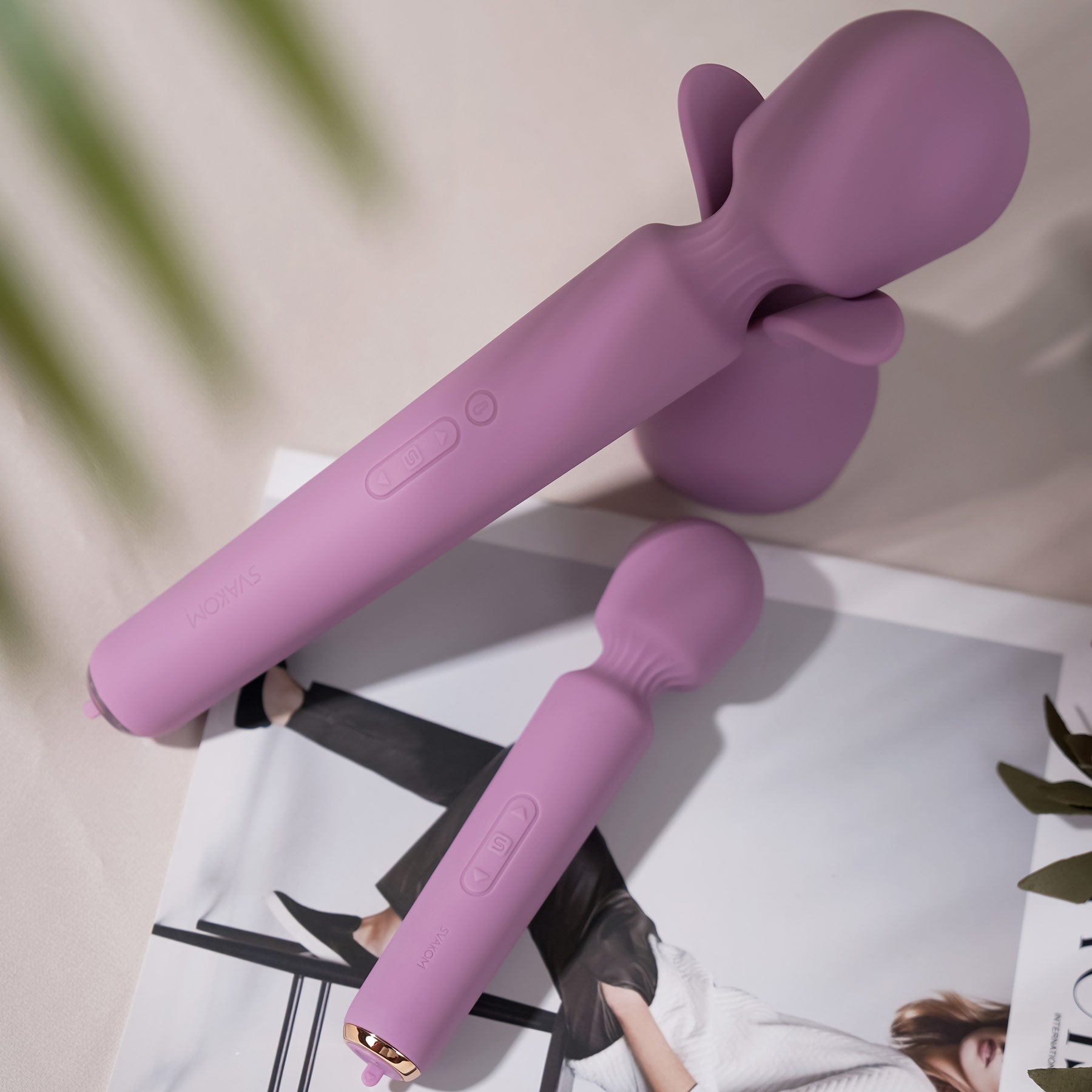 SVAKOM Emma Neo 2 Interactive App Enabled Warming Silicone Vibrator With Rabbit Ears