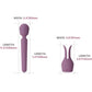 SVAKOM Emma Neo 2 Interactive App Enabled Warming Silicone Vibrator With Rabbit Ears