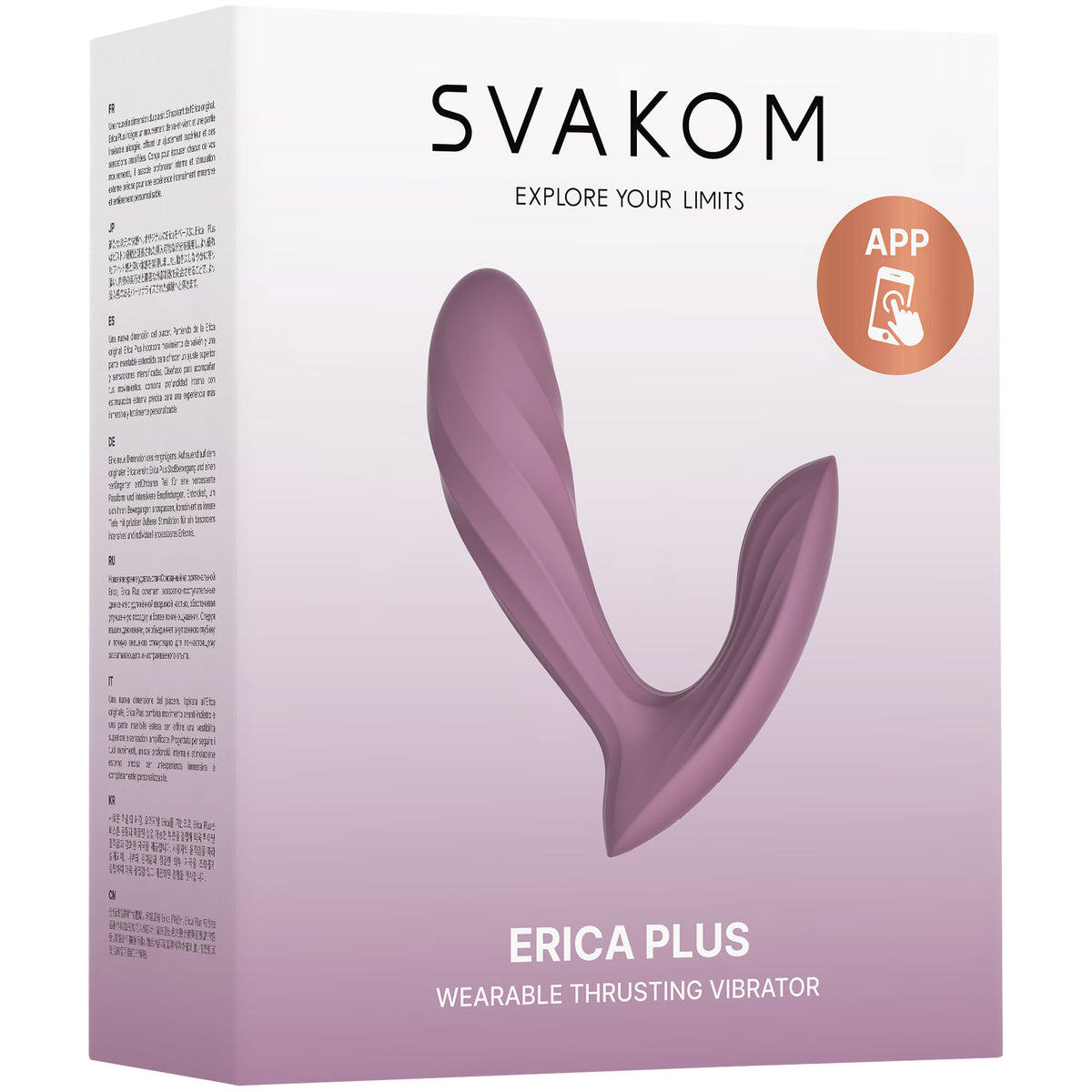 SVAKOM ERICA PLUS Wearable Silicone Thrusting Dual Stimulation Vibrator