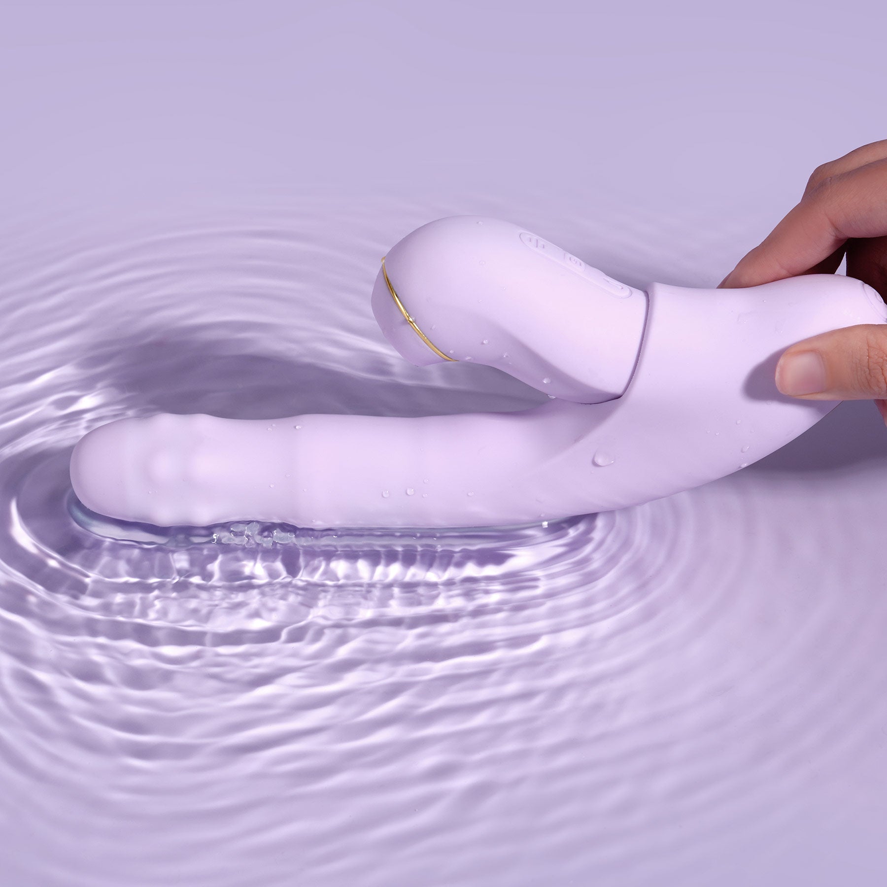 SVAKOM DUOGLOW Thrusting Beaded Vibrator With Pulsating Stimulator