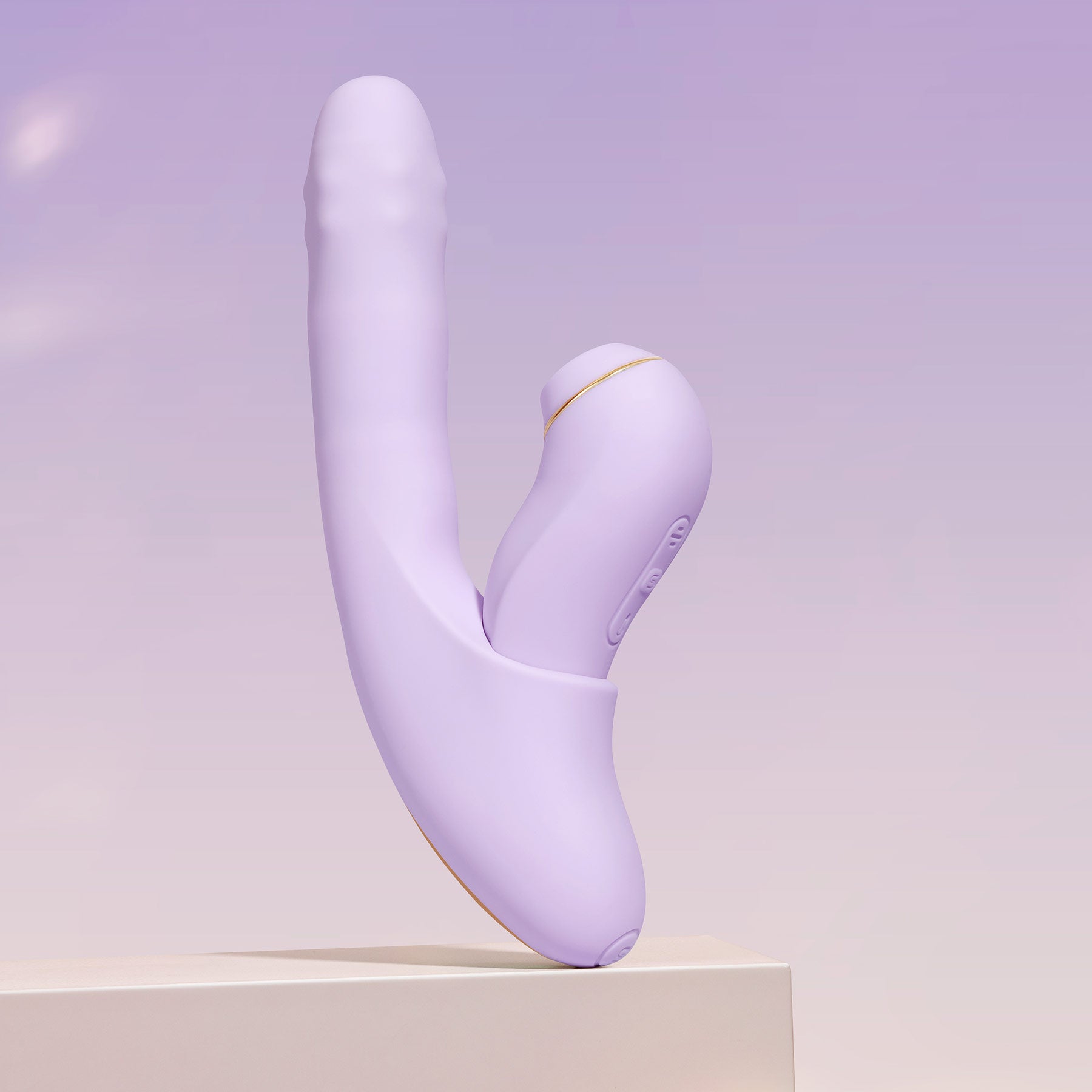 SVAKOM DUOGLOW Thrusting Beaded Vibrator With Pulsating Stimulator