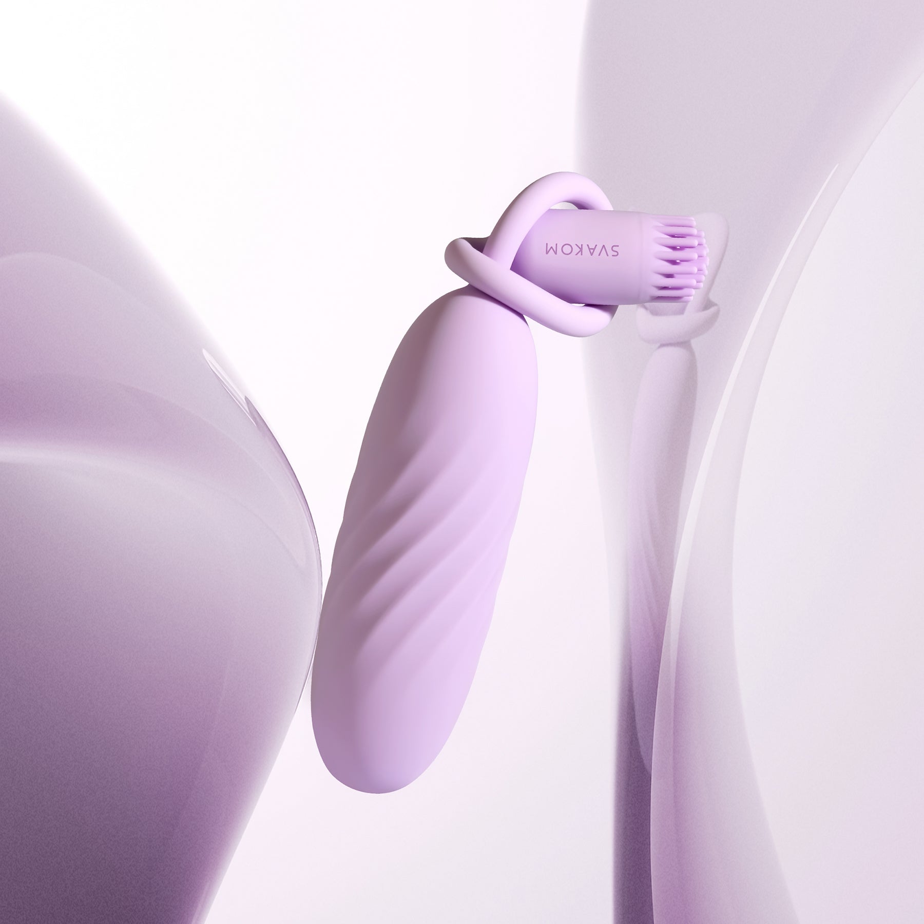 Svakom Plume Flexible Brush Tail Silicone Bullet Vibrator