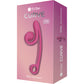 SVibe Snail Curve Dual Stimulator Silicone Vibrator - Pink