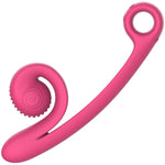 SVibe Snail Curve Dual Stimulator Silicone Vibrator - Pink