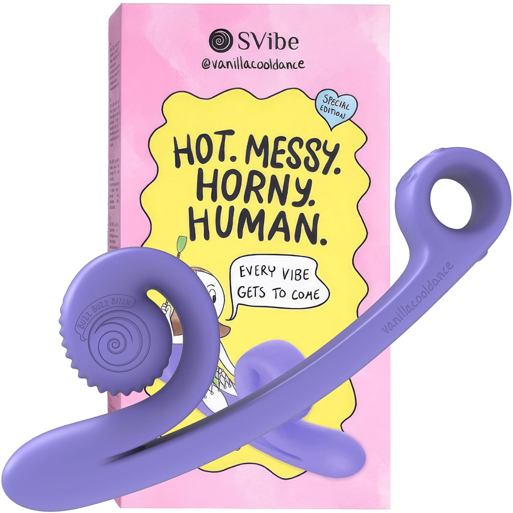 SVibe Snail Curve @Vanillacooldance Edition Dual Stimulation Vibrator