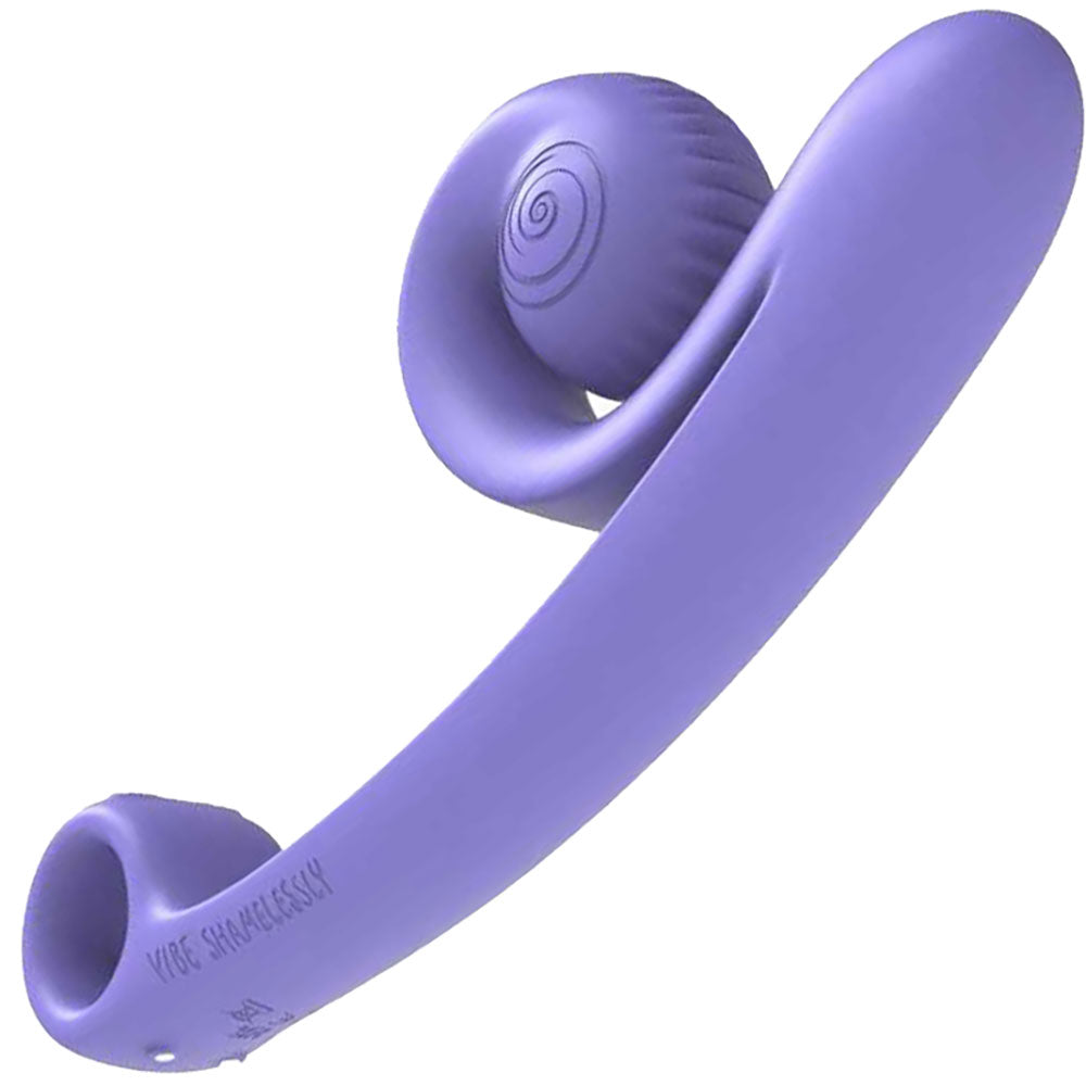 SVibe Snail Curve @Vanillacooldance Dual Stimulator Silicone Vibrator