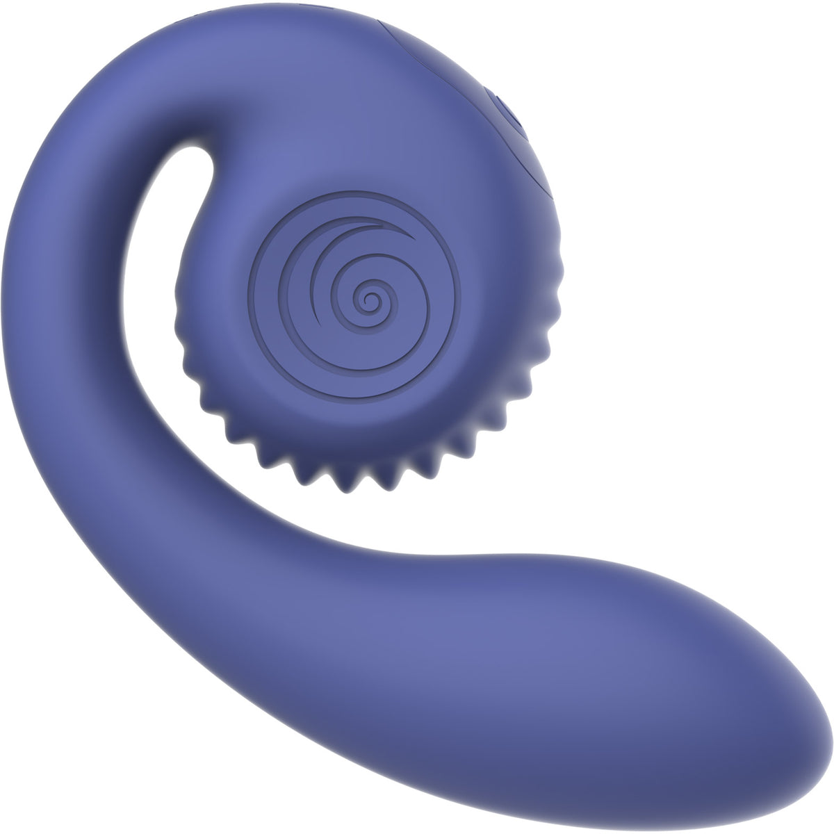 SVibe Snail Gizi Lite Silicone Waterproof Dual Stimulation Vibrator - Juicy Blueberry