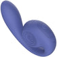 SVibe Snail Gizi Lite Silicone Waterproof Dual Stimulation Vibrator - Juicy Blueberry