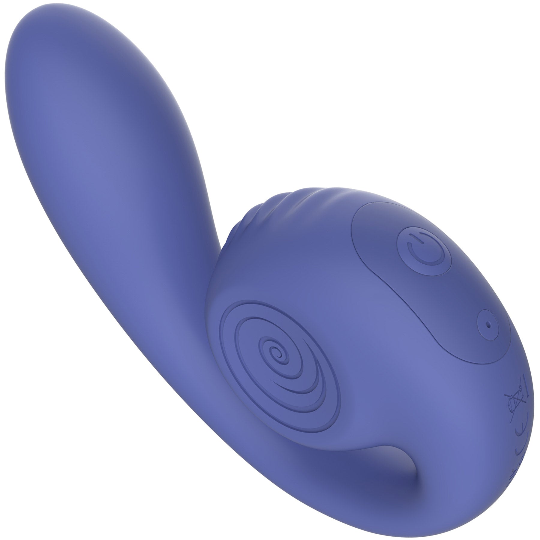 SVibe Snail Gizi Lite Silicone Waterproof Dual Stimulation Vibrator - Juicy Blueberry