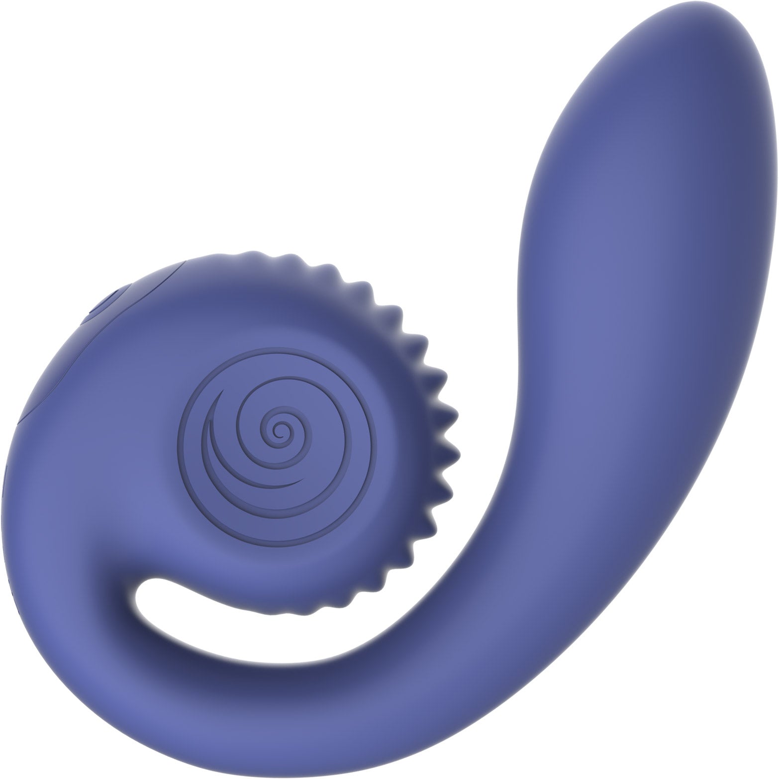 SVibe Snail Gizi Lite Silicone Waterproof Dual Stimulation Vibrator - Juicy Blueberry