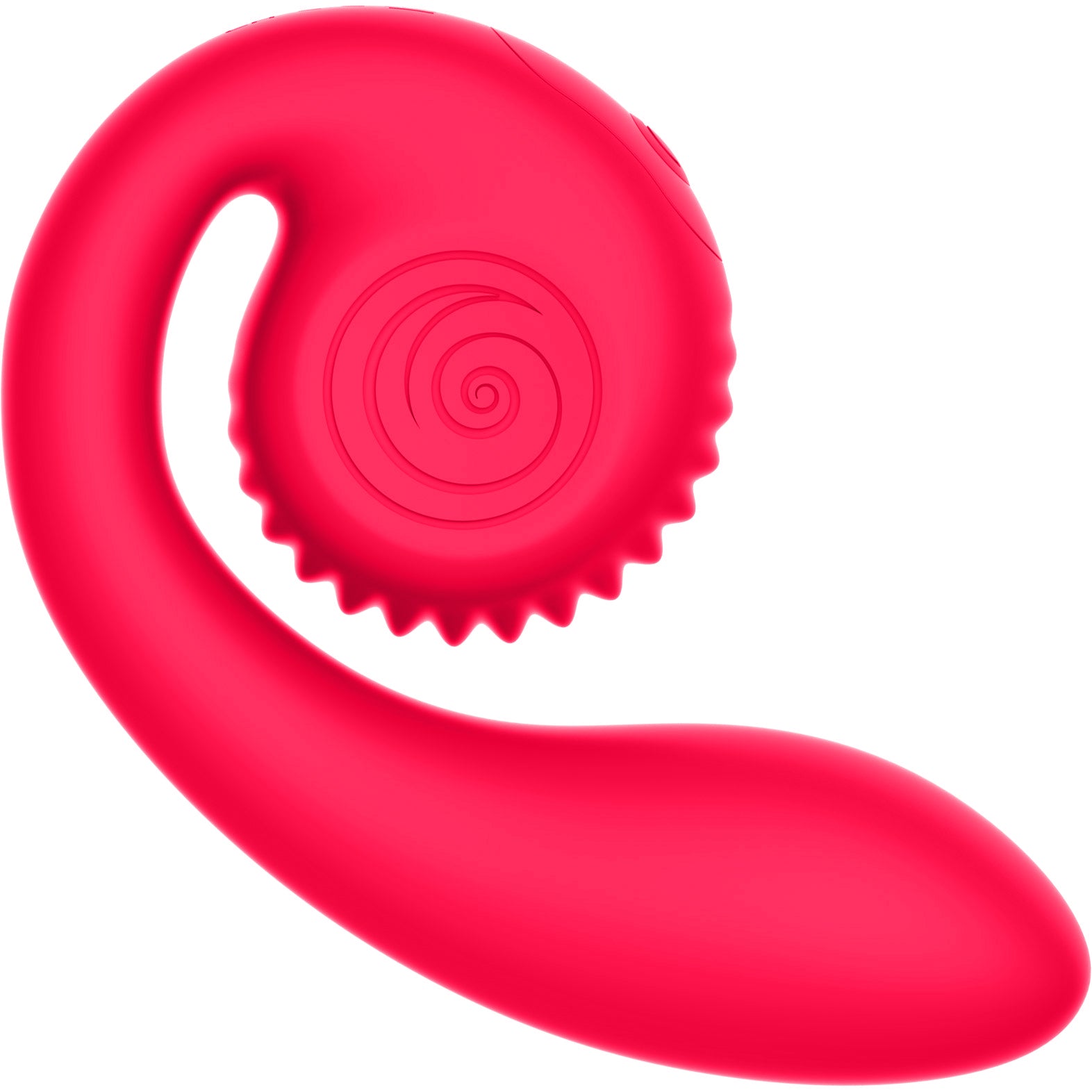 SVibe Snail Gizi Lite Silicone Waterproof Dual Stimulation Vibrator - Sweet Dragonfruit