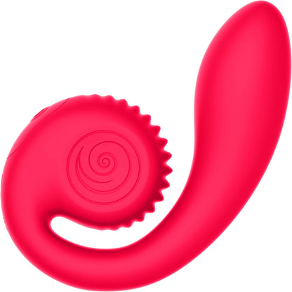 SVibe Snail Gizi Lite Silicone Waterproof Dual Stimulation Vibrator - Sweet Dragonfruit