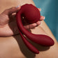 SVibe Snail Gizi Pro Silicone Rechargeable Waterproof Triple G-Spot Vibrator - Bordeaux