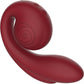 SVibe Snail Gizi Pro Silicone Rechargeable Waterproof Triple G-Spot Vibrator - Bordeaux