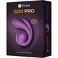 SVibe Snail Gizi Pro Silicone Rechargeable Waterproof Triple G-Spot Vibrator - Grape