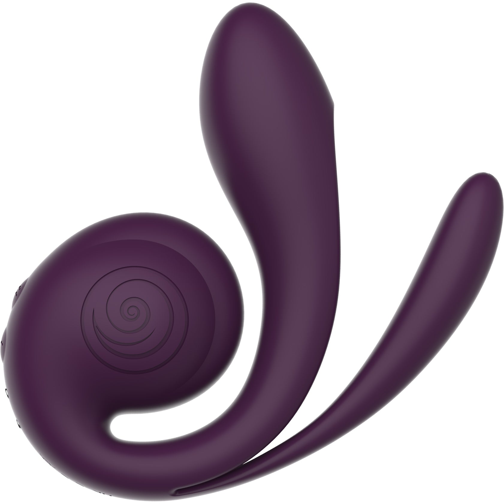 SVibe Snail Gizi Pro Silicone Rechargeable Waterproof Triple G-Spot Vibrator - Grape