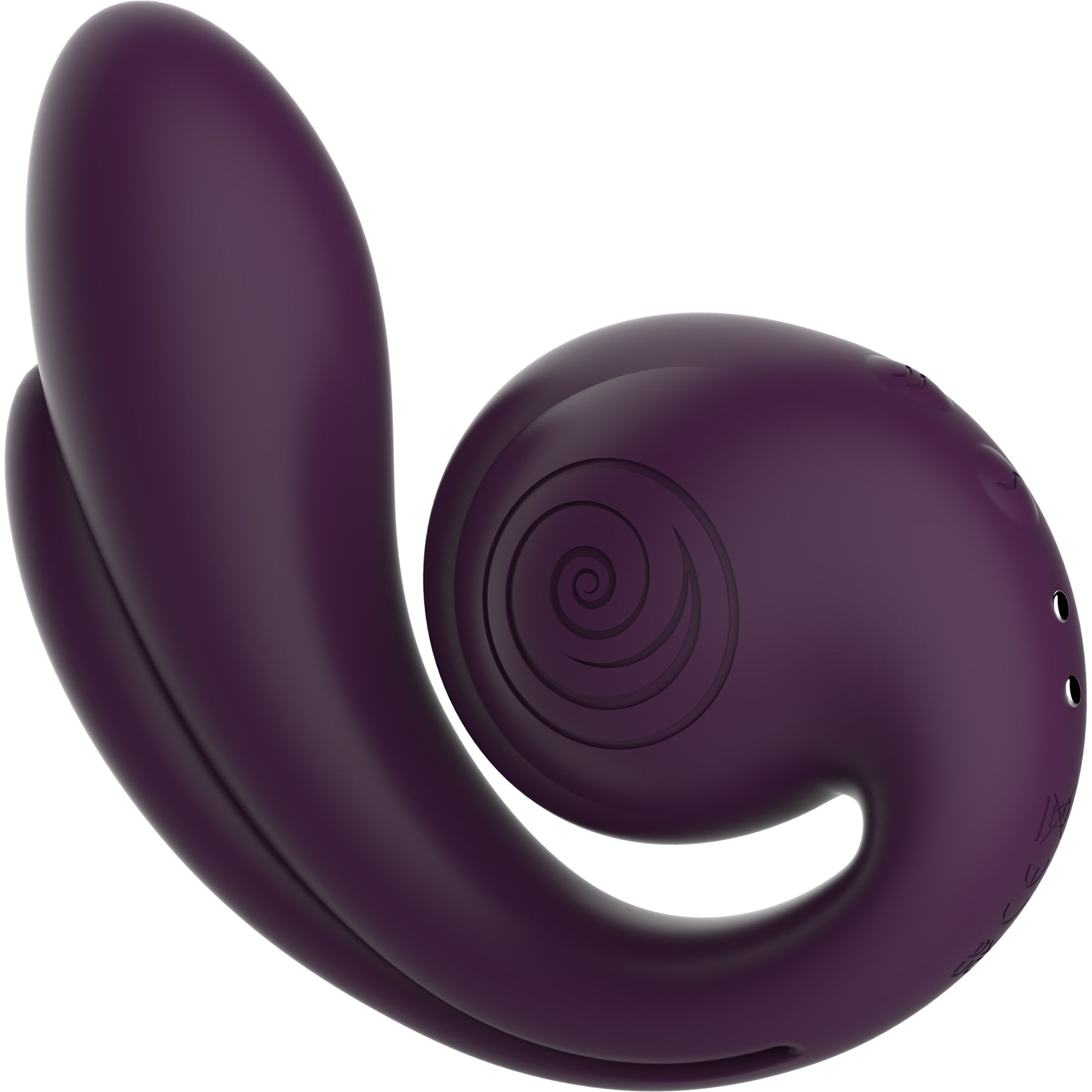 SVibe Snail Gizi Pro Silicone Rechargeable Waterproof Triple G-Spot Vibrator - Grape