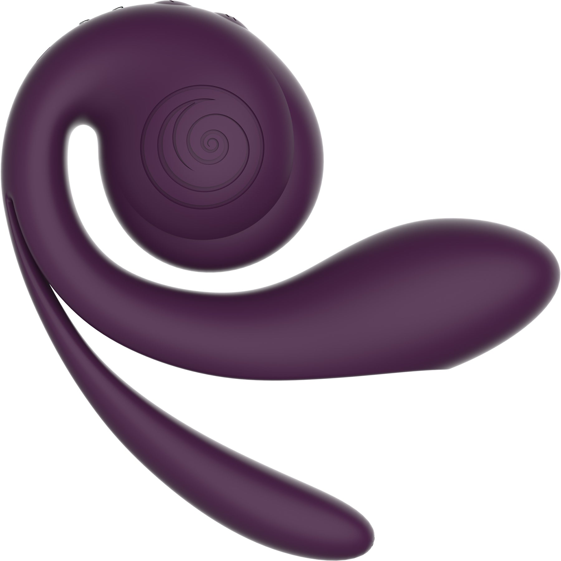 SVibe Snail Gizi Pro Silicone Rechargeable Waterproof Triple G-Spot Vibrator - Grape