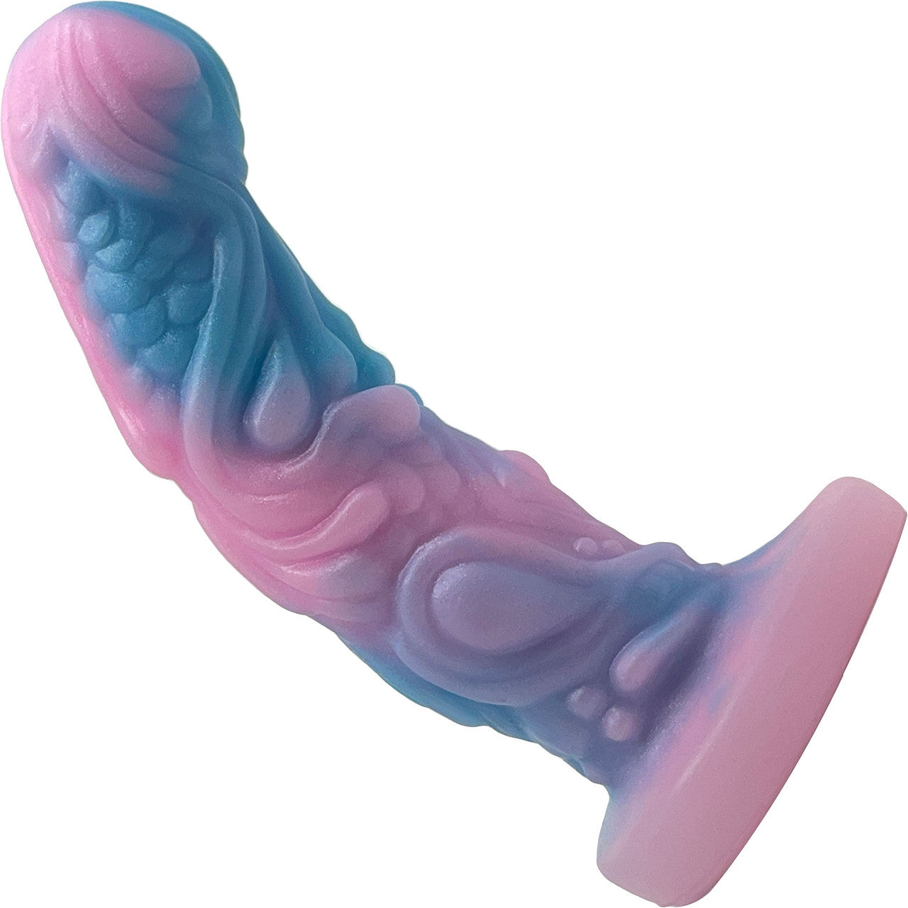 Pris Toys Syren 8" Dual Density Silicone Dildo - Bubblegum