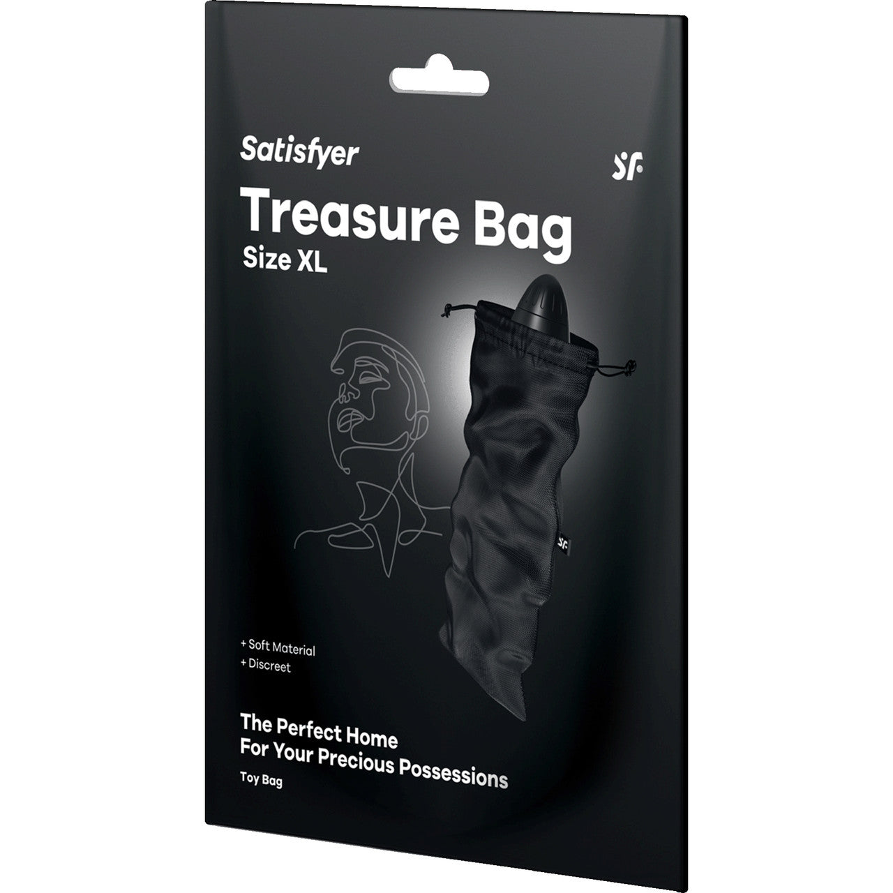 Satisfyer Treasure Toy Bag Extra Large - Black