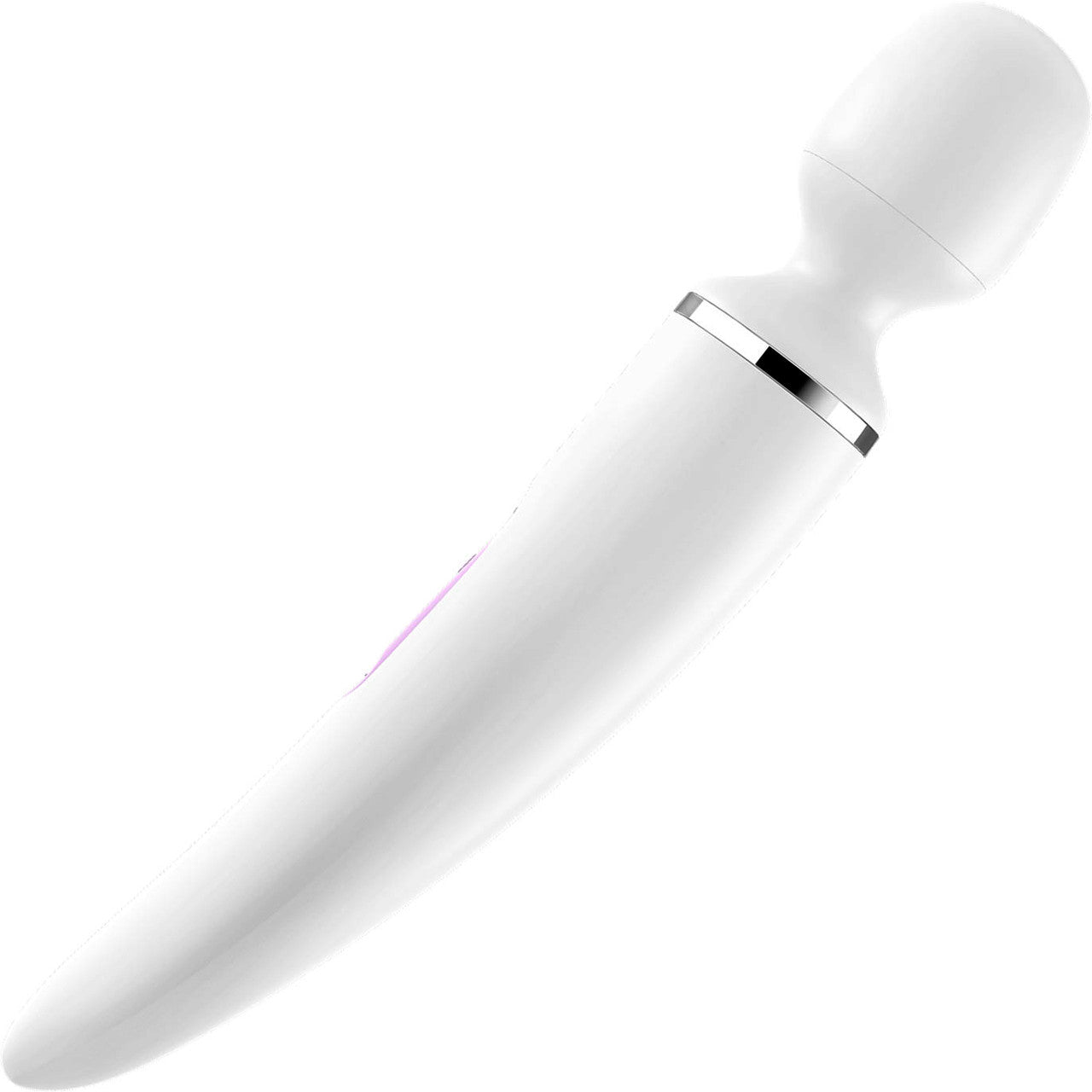 Satisfyer Wand-er Wand Silicone Rechargeable Waterproof Wand Style Vibrator - White