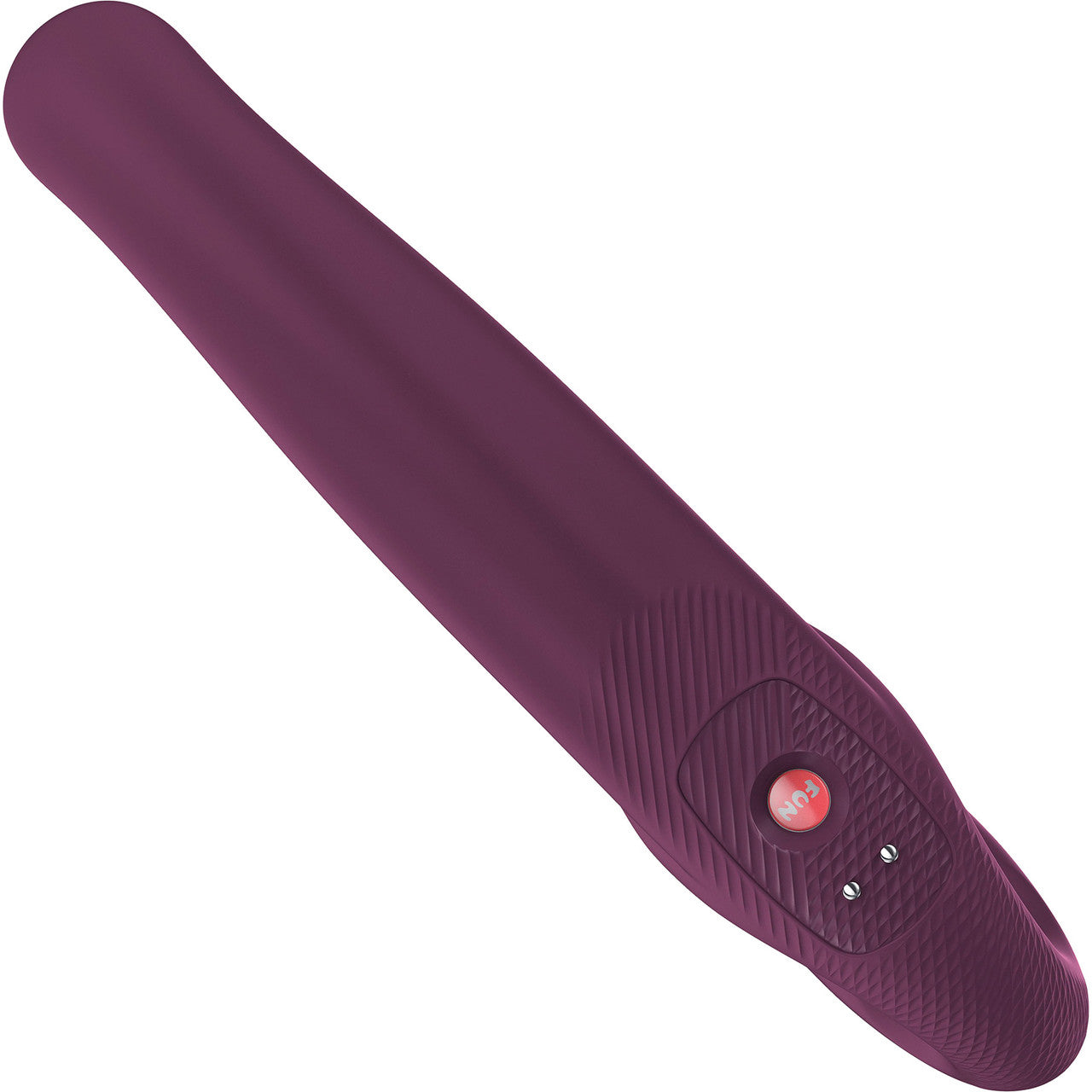 Fun Factory SHARE VIBE PRO Vibrating Silicone Double Dildo - Burgundy