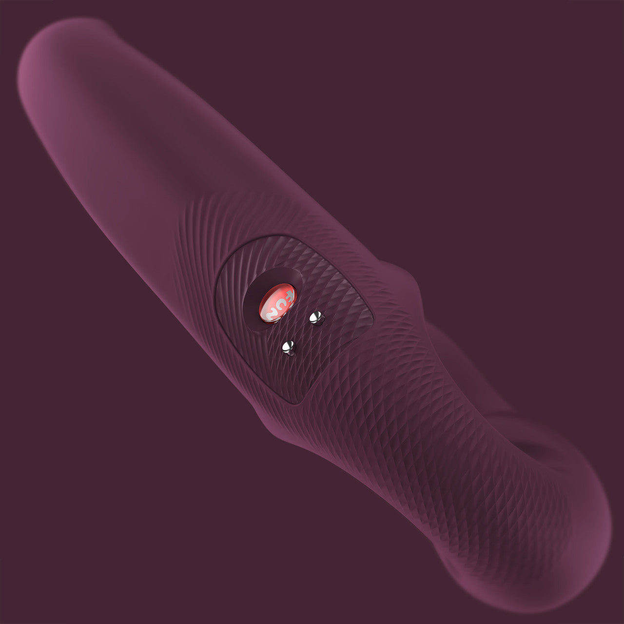 Fun Factory SHARE VIBE PRO Vibrating Silicone Double Dildo - Burgundy